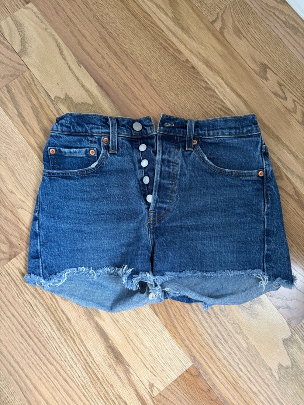 Levi's 501 high waisted shorts